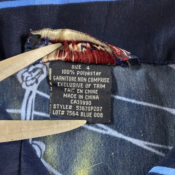 Vintage Spiderman Movie Promo Shirt Toddler Boys Size 4 Button Up Marvel Comics - Picture 6 of 10